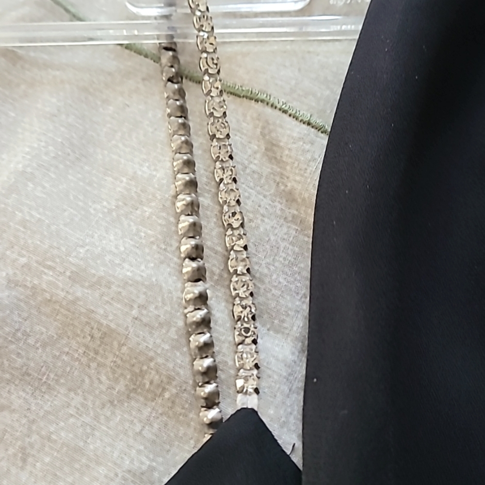 Simple black cocktail dress